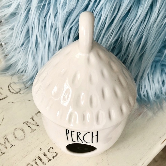 Rae Dunn, Acorn, Ceramic, Bird House, "Perch", Nice Condition - Picture 2 of 9